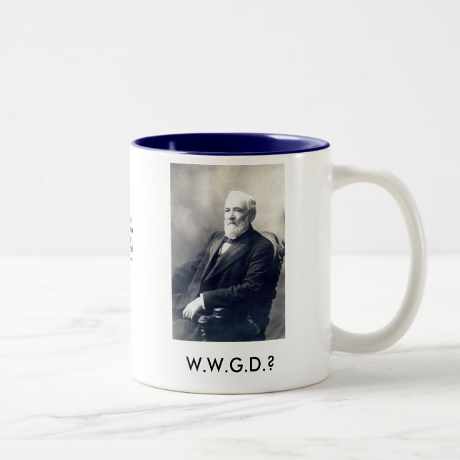 Em Dois Tons W.W.G.D.? Caneca de café (Direita)