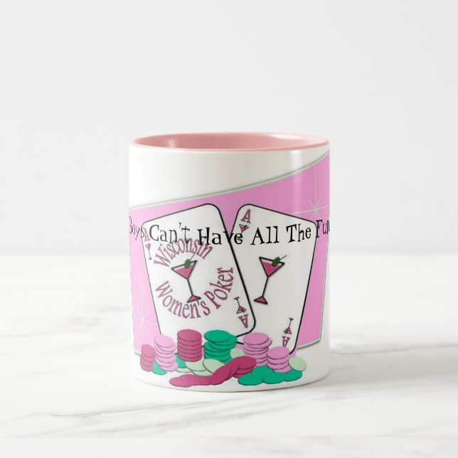 Em Dois Tons W.W.P. Caneca de café (Centro)