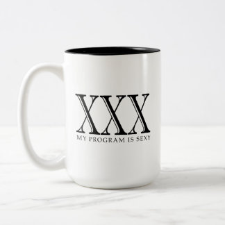 Em Dois Tons XXX meu programa é caneca de café "sexy"