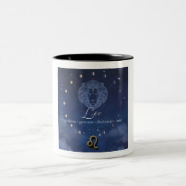 Em Dois Tons Zodíaco - Leão - Caneca de Café