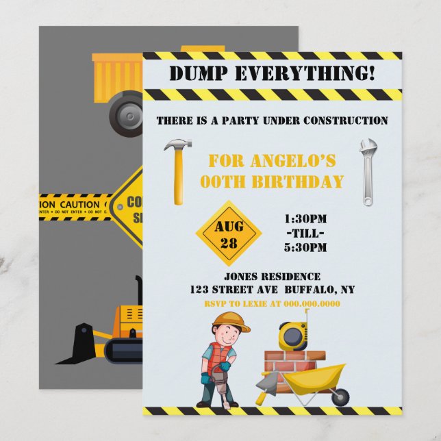 Em Festa de aniversário do Trabalhador de Construç (Frente/Verso)