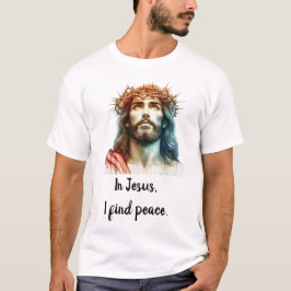 Em Jesus, eu acho a Peace Royal Luxury T-Shirt