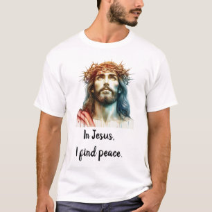 Em Jesus, eu acho a Peace Royal Luxury T-Shirt