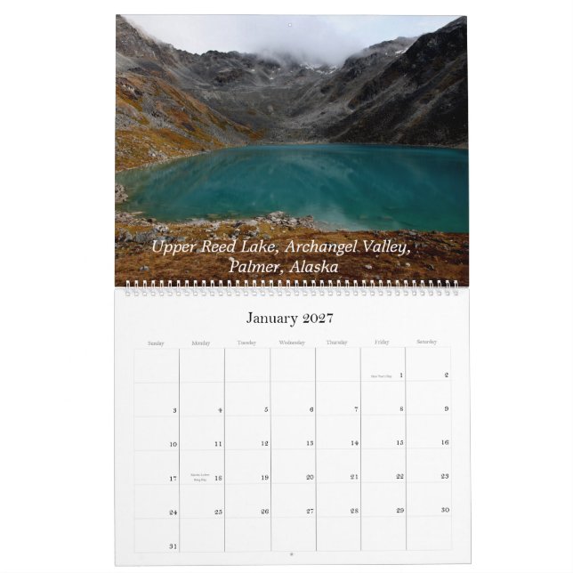 Em março de 2012 ao calendário 2013 de Alaska (Jan 2027)