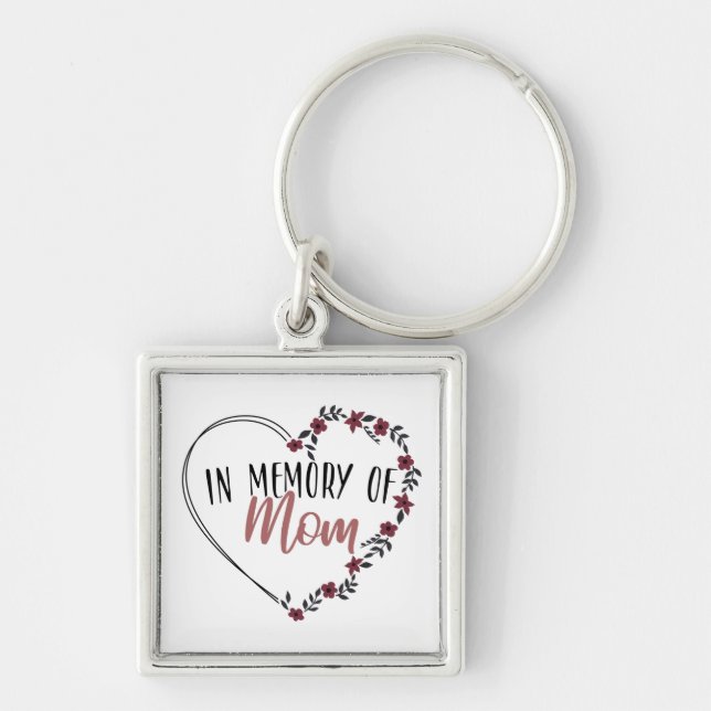 Em Memória Da Mãe Chaveiro (Frente)