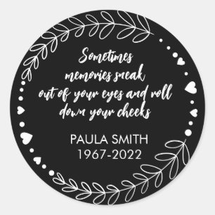 Em memória de adesivos de tecidos