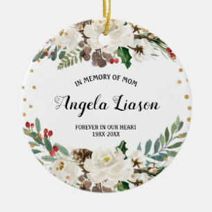 Em memória do Enfeites de natal da mãe