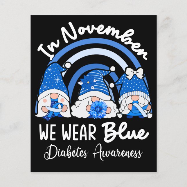 Em novembro Vestimos Gnomos Azuis (Frente)