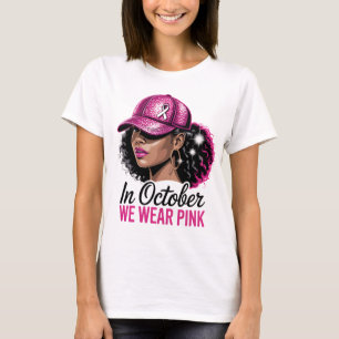 Em outubro Vestimos Camisa Rosa Camisa Negra Mama 