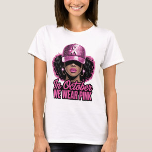 Em outubro Vestimos Camisa Rosa Camisa Negra Mama 