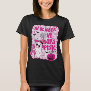 Em outubro Vestimos Camisa Rosa Ghost Cancer