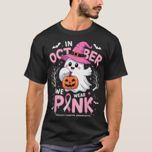 Em outubro Vestimos Camisa Rosa Ghost Cancer