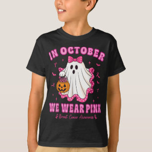 Em outubro Vestimos Camisa Rosa Ghost Cancer