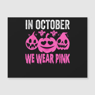 Em outubro, Vestimos O Pink Breu Cancer Pumpkin Ha