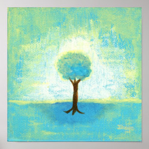 Em Pé Na Arte Original Light Poster