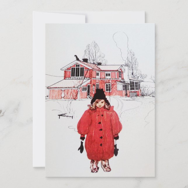 Em pé na neve do inverno (Frente)