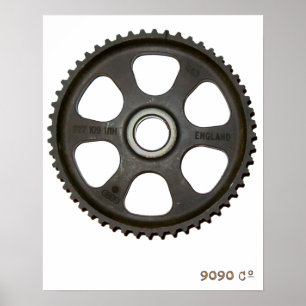 Em Poster de engrenagens