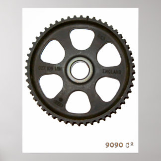 Em Poster de engrenagens