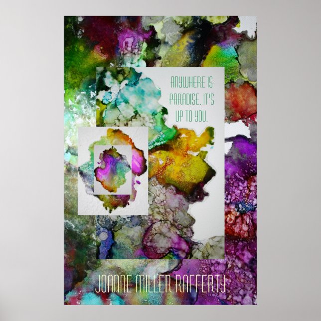 Em qualquer lugar, Paradise Poster (Frente)