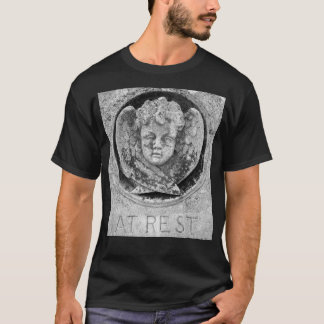 "EM REPOUSO" t-shirt gótico do querubim
