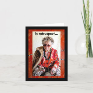 Em retrospectiva, algo sobre o cartão