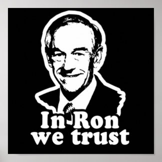 Em Ron, confiamos no Poster da Campanha