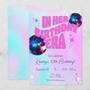 Em Seu Convite Iridescente À Disco Na Era Aniversá