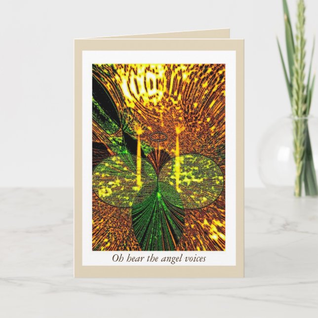 "Em Sua Santa Presença" Cartão 5x7 com Envelope (Frente)