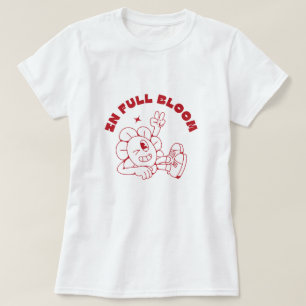 Em T-Shirt Gráfico De Sangue De Cheio