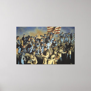 Em Tela A bandeira velha nunca tocou no impressão à terr