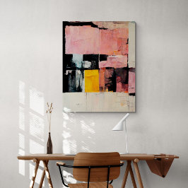Em Tela Abstrato Painting "Sunday Survival". Impressão de 