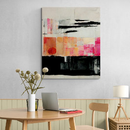 Em Tela Abstrato pintando "Glory Stacks". Impressão de tel