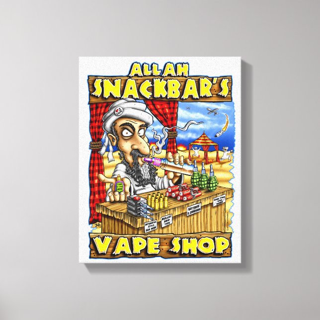 Em Tela Allah Snackbar's Vape Quality Impressão (Frente)