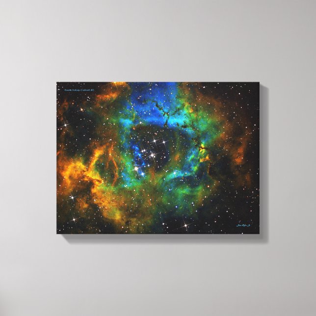 Em Tela Anel de Deus - Nebulosa de Rosette - Impressão de  (Frente)