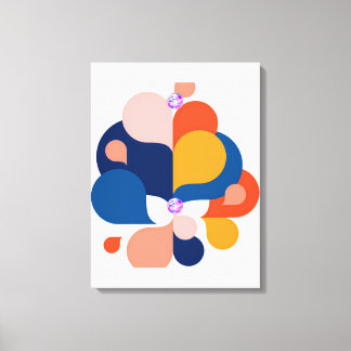 Em Tela Arte de Parede Abstrata, Impressão de Arte Geométr