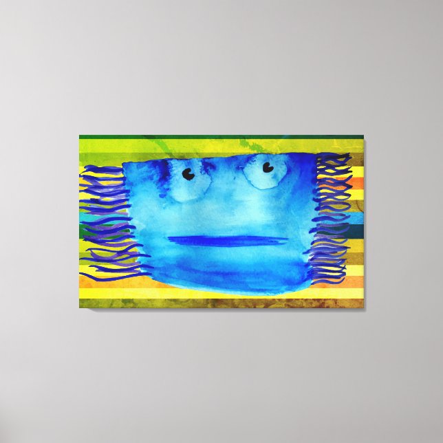 Em Tela Arte de parede de Impressão de Solteiro de tapete  (Frente)