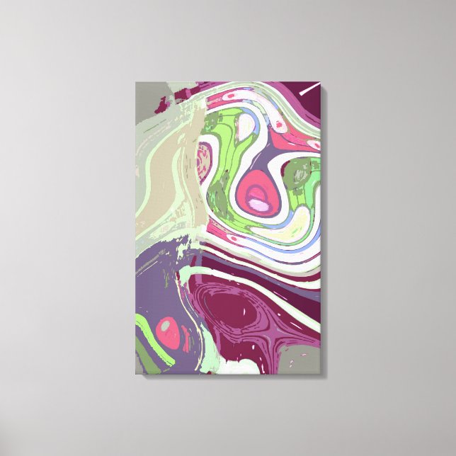 Em Tela Asmeamon - um Impressão de arte Abstrato (Frente)