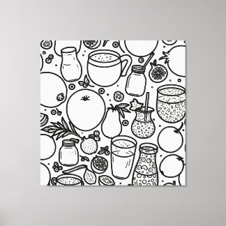 Em Tela Bebidas saudáveis Impressão Novelty: Arte de Pared