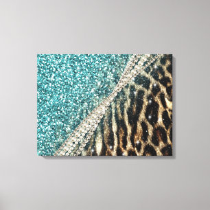 Em Tela Bonita impressão de peles de animais-leopardo-de-