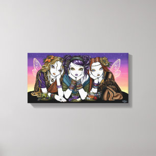 Em Tela Chá para o impressão urbano de Canvs de três fa