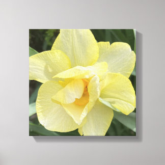 Em Tela cinza por um dia Impressão Floral Amarela