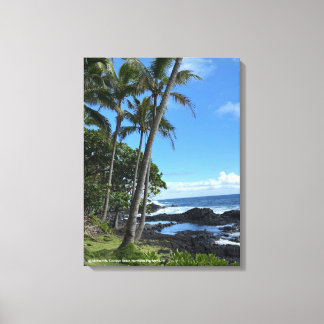 Em Tela Coconut Palm Beach Impressão do Havaí @3dudes1life