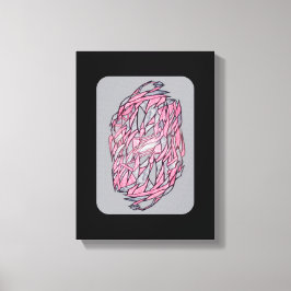 Em Tela Contraste Vibrante: Impressão Abstrata Geométrica 