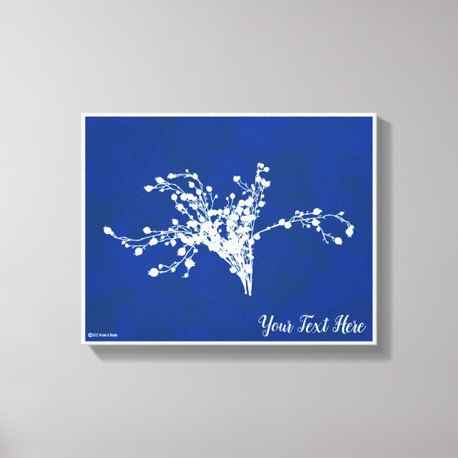 Em Tela Cyano Impressão Berries (Frente)