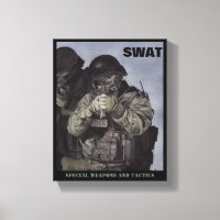 Equipe da SWAT Impressão de Polícia Original Water