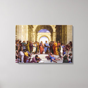 Em Tela Escola de Atenas pelo impressão da arte das canva