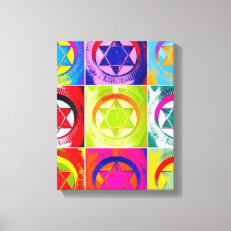 Em Tela Estrela Colorida de Davi Design Impressão