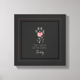 Em Tela Estrela Negra Luz Cor-de-Rosa Impressão Pata de Ca