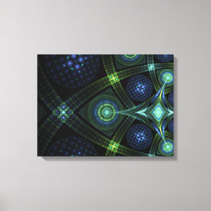 Em Tela Fractal Art Mandala Impressão fortalecida Universo