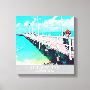 Em Tela Hervey Bay Queensland Austrália viagem impressão